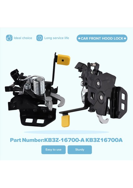 Ford Ranger 2019-2023 Araç Aksesuarları Için Araba Ön Kaput Mandal KB3Z-16700-A KB3Z16700A (Yurt Dışından) indirimleri