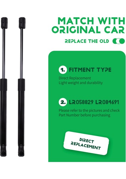 2 Adet Ön Kaput Kaldırma Desteği Şok FK72-16C826-AC LR084691 LR058829 Land Rover Discovery Sport 2015 - 2023 Suv Için (Yurt Dışından) indirimleri