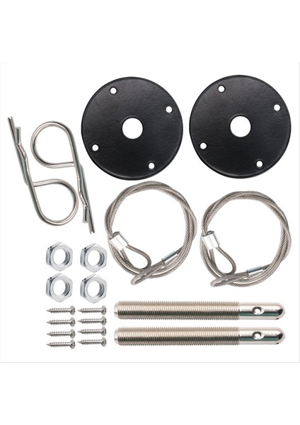 Kaput Kilitli Araba Yarışı Kaput Pimi Kilit Paslanmaz Çelik Hızlı Bırakma Bonnet Kilit Klip Kiti Universals Modifiye Aksesuarlar (Yurt Dışından) fiyatları