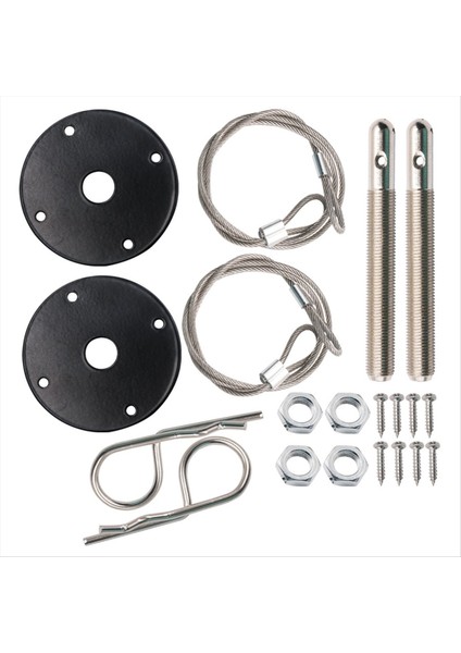 Kaput Kilitli Araba Yarışı Kaput Pimi Kilit Paslanmaz Çelik Hızlı Bırakma Bonnet Kilit Klip Kiti Universals Modifiye Aksesuarlar (Yurt Dışından) indirimleri