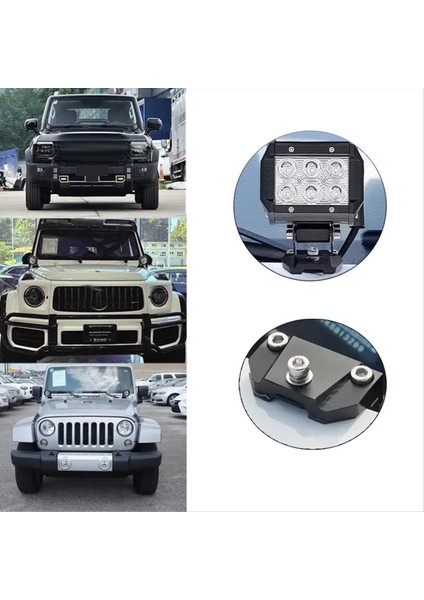 Araba Işıkları Braketi Araba Kaput Montaj Tutucu Işık Çalışma Çubuğu Suv Otomobiller Için LED Montaj Kelepçesi Evrensel (Yurt Dışından) modelleri