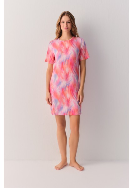Pink Shadows Günlük Elbise
