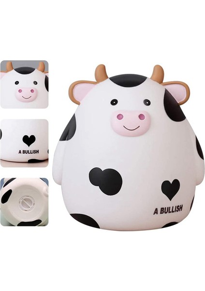 2x Kumbara,erkekler ve Kızlar Için Şırin Inek Para Bankası,çocuk Kırılmaz Para Bankası,çocuklar Için En Iyi Doğum Günü,beyaz (Yurt Dışından) fiyatları