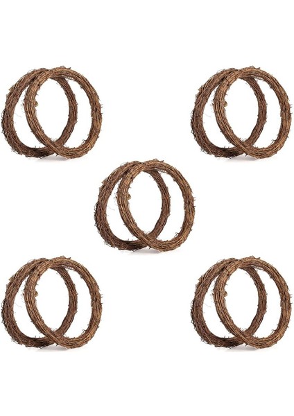 10 Adet 14 Inç Asma Çelenkler Asma Dalı Çelenk Rattan Çelenk Çelenk Dıy Noel El Sanatları Veya Düğün Dekorları Için (Yurt Dışından)