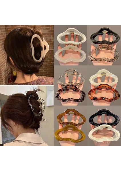 Büyük Plaka Saç Bulutları Kavrama Klipsi Kadın Başın Arkası Mizaç Köpekbalığı Klipsi Yüz Saç Kartı Kafa Aksesuarları Dışında Gelişmiş Yaratıcılık Duygusu (Yurt Dışından) modelleri