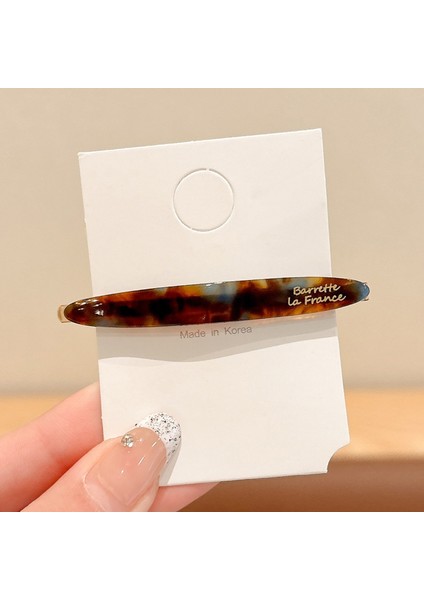 Metal Niş Tasarım Sonbahar ve Kış Klip Kızlar Sevimli Ins Saç Tokası Çocuk Mizaç Saç Kartı (Yurt Dışından)