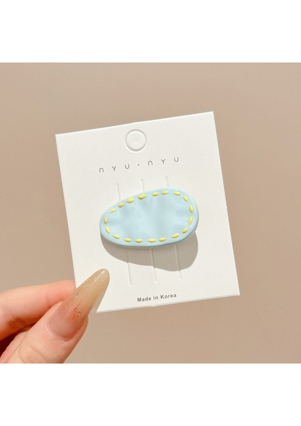 Metal Niş Tasarım Sonbahar ve Kış Klip Kızlar Sevimli Ins Saç Tokası Çocuk Mizaç Saç Kartı (Yurt Dışından)