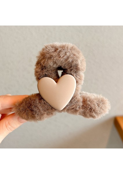 Sonbahar ve Kış Büyük Saç Hacmi Daha Scrunchies Kadın Sevimli Peluş Saç Klipleri Narin Saç Klipleri Kıdemli Anlamda Baş Köpekbalığı Klip Arka (Yurt Dışından)