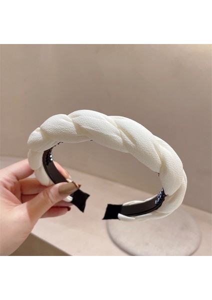 Fransız Retro Üst Düzey Saç Bantları Duygusu Kadın Ekose Sonbahar ve Kış Net Kırmızı Yeni Mizaç Kıdemli Tasarım Kafa Bandı Yüksek Kranial Üstleri (Yurt Dışından)