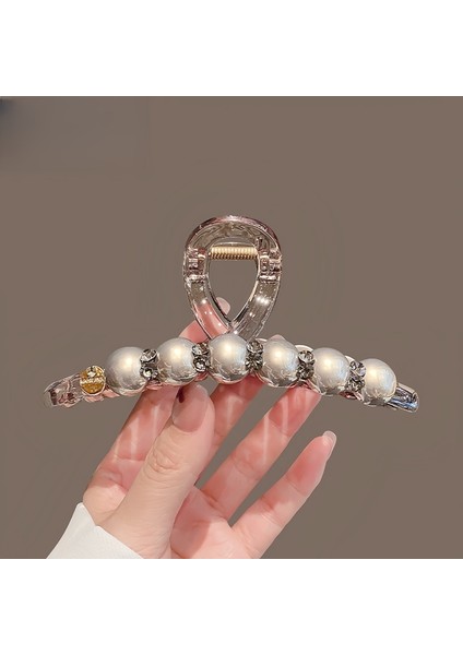 Akrilik Rhinestone Inci Kavrama Klip Mizaç Net Kırmızı Baş Kaşık Plaka Saç Tokası Çok Yönlü Dışarı Köpekbalığı Klip Gelişmiş Anlamda (Yurt Dışından) fırsatları