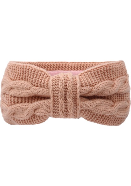 Kalınlaştırılmış ve Yastıklı Saç Bantları Avrupa ve Amerika Birleşik Devletleri'nde Sonbahar ve Kış Saç Bantları Yün Saç Aksesuarları Yay Sıcak Kafa Bandı Kulak Koruma Setleri (Yurt Dışından)