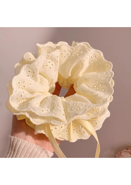 Büyük Boy Kalın Saç Bandı Kadın Kıdemli Anlamda Kare Eşarp Saç Ipi Yüksek Elastikiyet Dalı Lastik Bant Tembel Kafa Çiçek (Yurt Dışından)