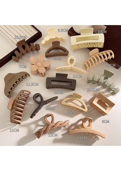 Zarif Kavrama Klipsi Büyük Saç Hacmi Saç Tokası Kadın Kıdemli Anlamda Başın Arkası Plaka Saç Köpekbalığı Klipsi Headdress Saç Tokası (Yurt Dışından) fiyatları