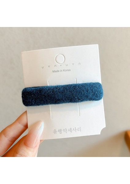 Metal Niş Tasarım Sonbahar ve Kış Klip Kız Sevimli Ins Saç Tokası Çocuk Saç Kartı (Yurt Dışından)