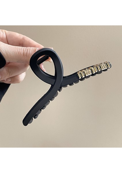 Zarif Kavrama Klipsi Büyük Saç Hacmi Saç Tokası Kadın Kıdemli Anlamda Başın Arkası Plaka Saç Köpekbalığı Klipsi Headdress Saç Tokası (Yurt Dışından)