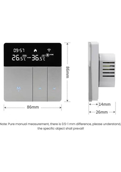 Avatto Tuya Wifi Akıllı Termostat Sıcaklık Denetleyicisi 100-240 V Uzaktan Elektrik Kontrolü Google Home Yandex (Yurt Dışından) fırsatları