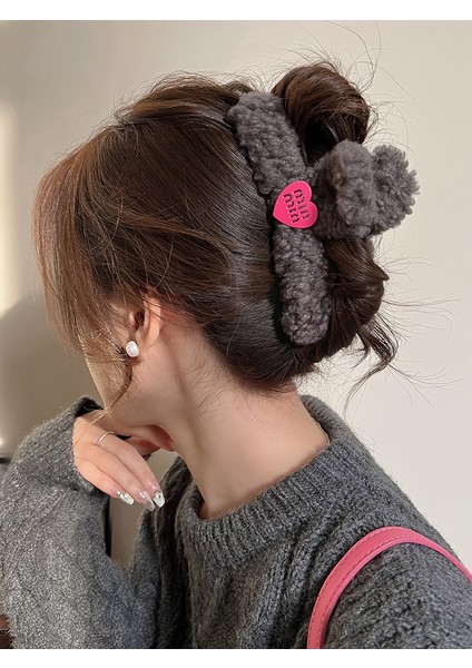 Sonbahar ve Kış Yay Peluş Çizik Klip Büyük Saç Tokası Kadın Yeni Sevimli Başın Arkası Kıdemli Anlamda Köpekbalığı Klip (Yurt Dışından) fırsatları