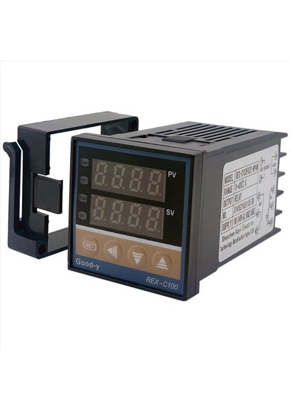 Elektrik Gücü Kimya Endüstrisi Için 2x Çok Girimli Dijital Sıcaklık Denetleyicisi REX-C100 Profesyonel Alarm 0 ℃ -400 ℃ (Yurt Dışından) modelleri