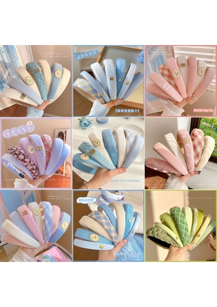 Sonbahar ve Kış Peluş Saç Bantları Kadın Kıdemli Işık Duygusu Lüks Saç Kartı Tembel Saç Demeti Yüksek Kafatası Üst Yı Yüz Kafa Bandı Saç Aksesuarları Şapkalar (Yurt Dışından) fiyatları