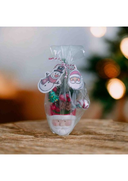 Yılbaşı Mini Santa Dekor – Noel Baba Figürlü Yeni Yıl Masa ve Ev Süsü – Çam Ağacı & Şeker Kamışı Detaylı Hediyelik fırsatları