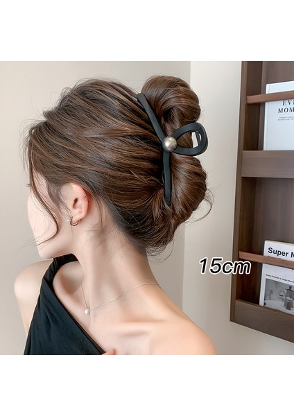 Zarif Kavrama Klipsi Büyük Saç Hacmi Saç Tokası Kadın Kıdemli Anlamda Başın Arkası Plaka Saç Köpekbalığı Klipsi Headdress Saç Tokası (Yurt Dışından)