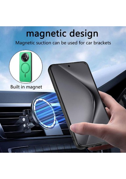 Realme 13 Pro 5g Manyetik Telefon Kılıfı – Magsafe Uyumlu, Ince Mat Deri Arka Kapak (Yurt Dışından) indirimleri