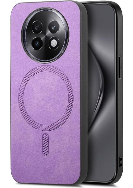 Realme 13 Pro 5g Manyetik Telefon Kılıfı – Magsafe Uyumlu, Ince Mat Deri Arka Kapak (Yurt Dışından)