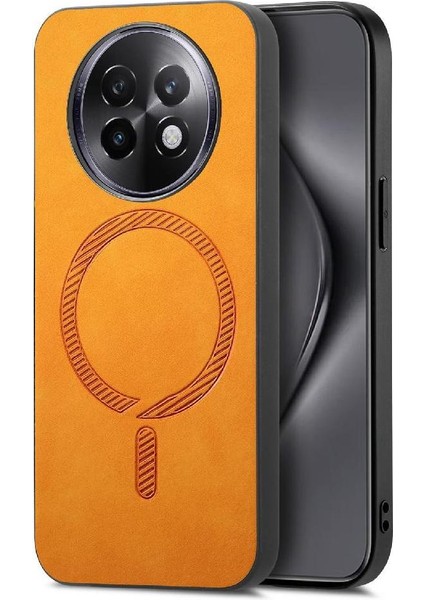 Realme 13 Pro 5g Manyetik Telefon Kılıfı – Magsafe Uyumlu, Ince Mat Deri Arka Kapak (Yurt Dışından)