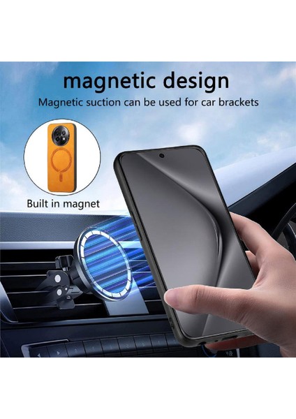 Realme 13 Pro 5g Manyetik Telefon Kılıfı – Magsafe Uyumlu, Ince Mat Deri Arka Kapak (Yurt Dışından) indirimleri
