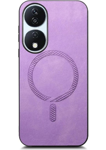 Honor X7B Manyetik Telefon Kılıfı – Magsafe Uyumlu, Ince Mat Deri Arka Kapak (Yurt Dışından)