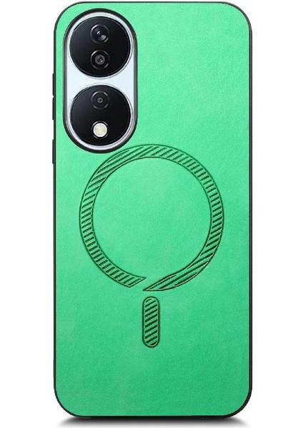 Honor X7B Manyetik Telefon Kılıfı – Magsafe Uyumlu, Ince Mat Deri Arka Kapak (Yurt Dışından)