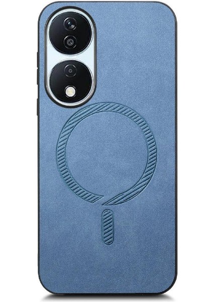 Honor X7B Manyetik Telefon Kılıfı – Magsafe Uyumlu, Ince Mat Deri Arka Kapak (Yurt Dışından)