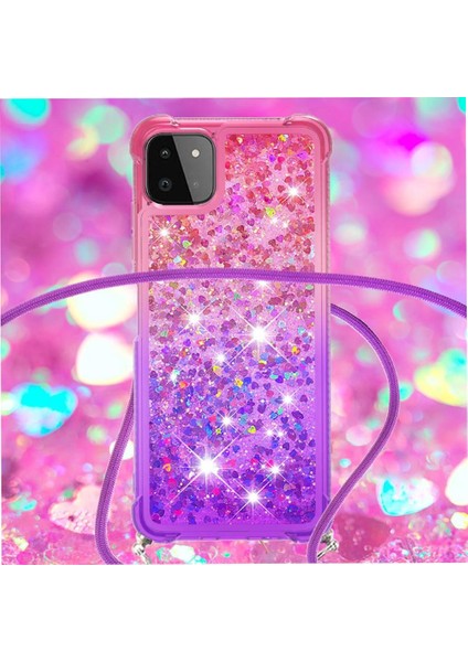 Samsung Galaxy A22 5g Ayarlanabilir Boyun Kordon Için Quicksand Telefon Kılıfı (Yurt Dışından) fiyatları