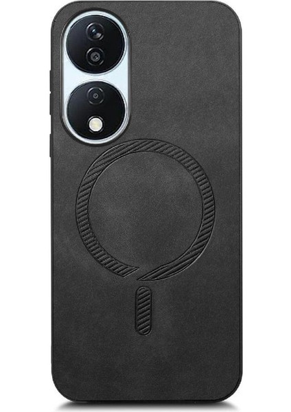 Honor X7B Manyetik Telefon Kılıfı – Magsafe Uyumlu, Ince Mat Deri Arka Kapak (Yurt Dışından)