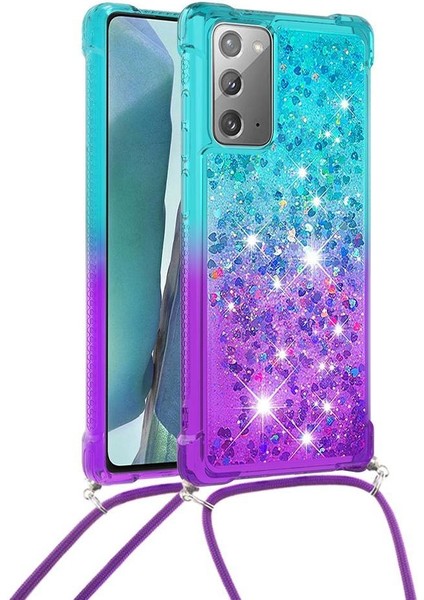 Samsung Galaxy Note 20 Degrade Renk Telefon Kılıfı Için Quicksand Telefon Kılıfı (Yurt Dışından) modelleri