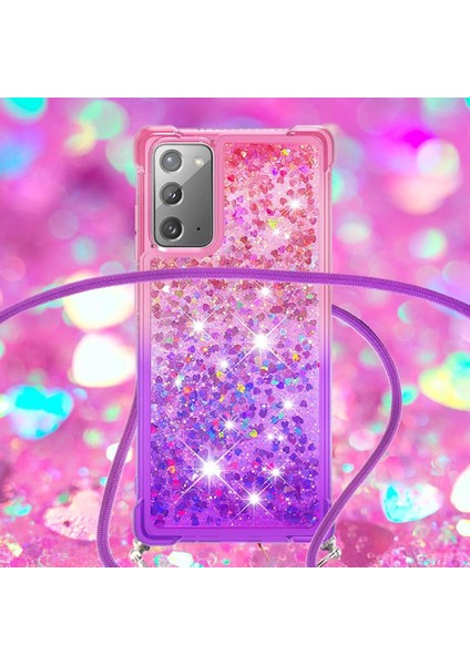 Samsung Galaxy Note 20 Degrade Renk Telefon Kılıfı Için Quicksand Telefon Kılıfı (Yurt Dışından) modelleri