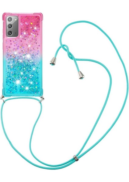 Samsung Galaxy Note 20 Degrade Renk Telefon Kılıfı Için Quicksand Telefon Kılıfı (Yurt Dışından)