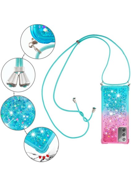 Samsung Galaxy Note 20 Degrade Renk Telefon Kılıfı Için Quicksand Telefon Kılıfı (Yurt Dışından) fiyatları