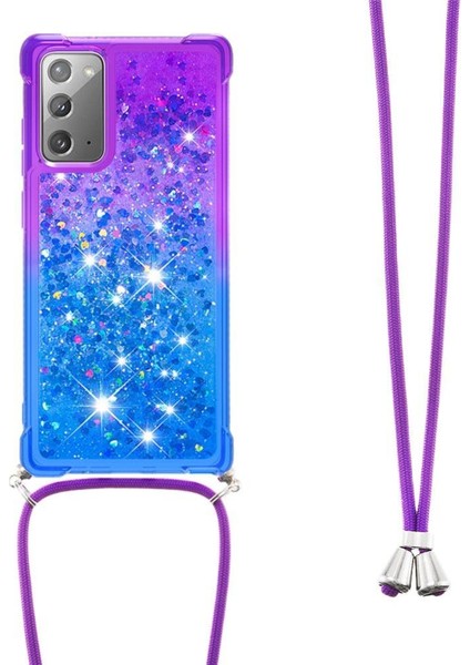 Samsung Galaxy Note 20 Degrade Renk Telefon Kılıfı Için Quicksand Telefon Kılıfı (Yurt Dışından)