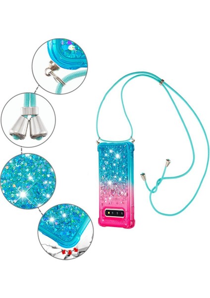 Samsung Galaxy S10 Ayarlanabilir Boyun Kordon Rengi Için Quicksand Telefon Kılıfı (Yurt Dışından) modelleri