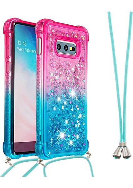 Ayrılıkçı Emniyet Klipsi ile Samsung Galaxy S10E Için Quicksand Telefon Kılıfı (Yurt Dışından)