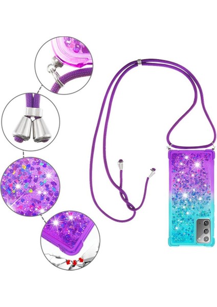 Samsung Galaxy Note 20 Degrade Renk Telefon Kılıfı Için Quicksand Telefon Kılıfı (Yurt Dışından) indirimleri