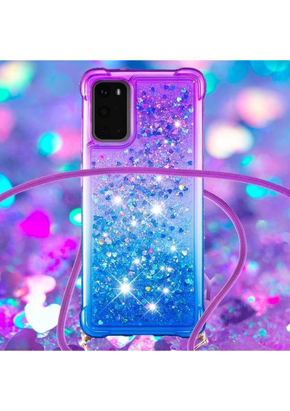 Samsung Galaxy S20 Degrade Renk Telefon Kılıfı Boyun Için Quicksand Telefon Kılıfı (Yurt Dışından) indirimleri