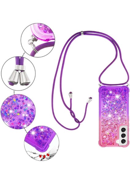 Samsung Galaxy S22 Plus Degrade Renk Telefon Kılıfı Için Quicksand Telefon Kılıfı (Yurt Dışından) modelleri