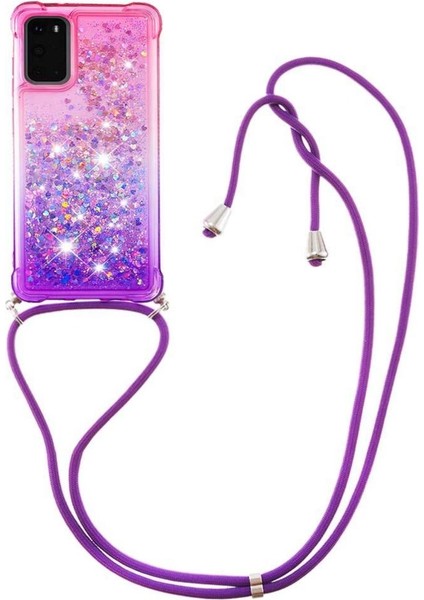 Samsung Galaxy S20 Degrade Renk Telefon Kılıfı Boyun Için Quicksand Telefon Kılıfı (Yurt Dışından) fiyatları