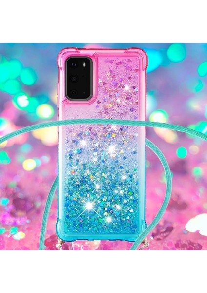 Samsung Galaxy S20 Degrade Renk Telefon Kılıfı Boyun Için Quicksand Telefon Kılıfı (Yurt Dışından) indirimleri