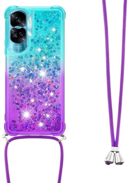 Ayrılıkçı Emniyet Klipsi Gradyan ile Honor 90 Lite Için Quicksand Telefon Kılıfı (Yurt Dışından) fiyatları