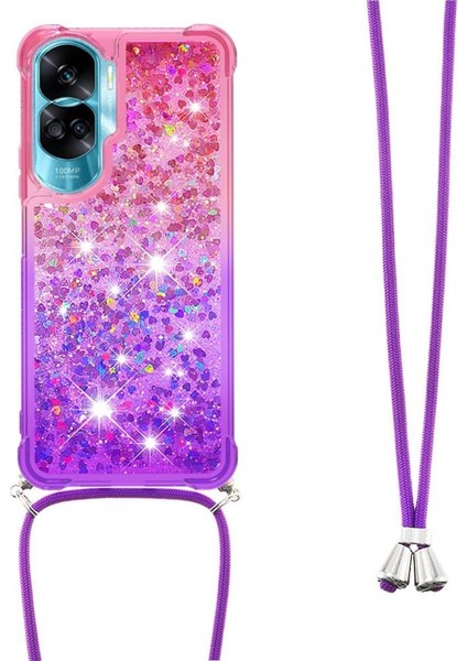 Ayrılıkçı Emniyet Klipsi Gradyan ile Honor 90 Lite Için Quicksand Telefon Kılıfı (Yurt Dışından) fiyatları