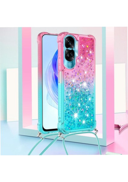 Ayrılıkçı Emniyet Klipsi Gradyan ile Honor 90 Lite Için Quicksand Telefon Kılıfı (Yurt Dışından) fırsatları