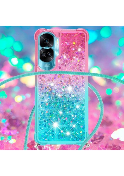 Ayrılıkçı Emniyet Klipsi Gradyan ile Honor 90 Lite Için Quicksand Telefon Kılıfı (Yurt Dışından) indirimleri